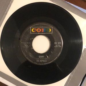 The Duprees Ginny Vinyl 45 Record '62